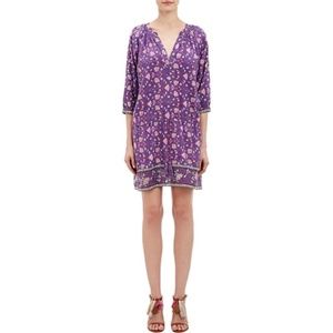 Ulla Johnson Jaipur Cotton  Dress Purple Sz 4